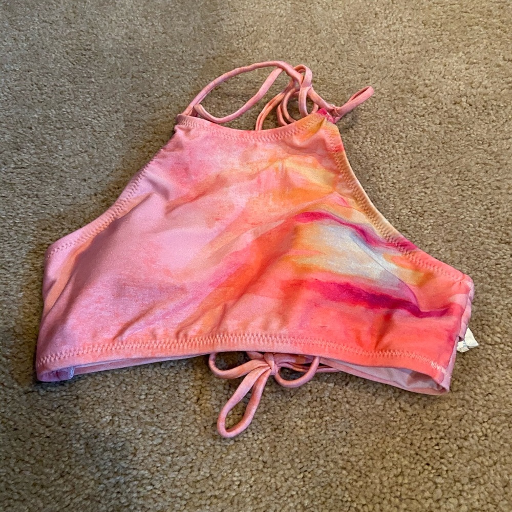 Pink and Orange Bikini Swim Set